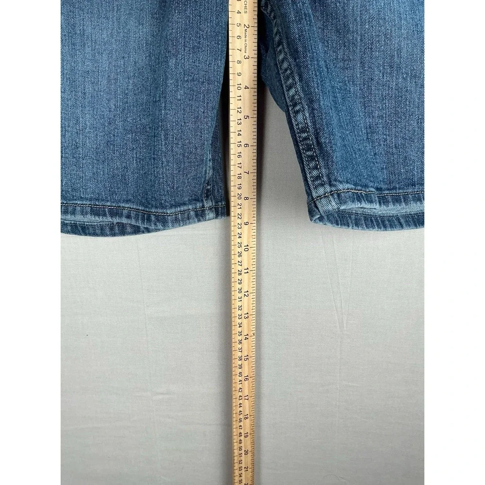Lee Y2K Denim Shorts Mens 38 Blue Regular Fit Made In Mexico